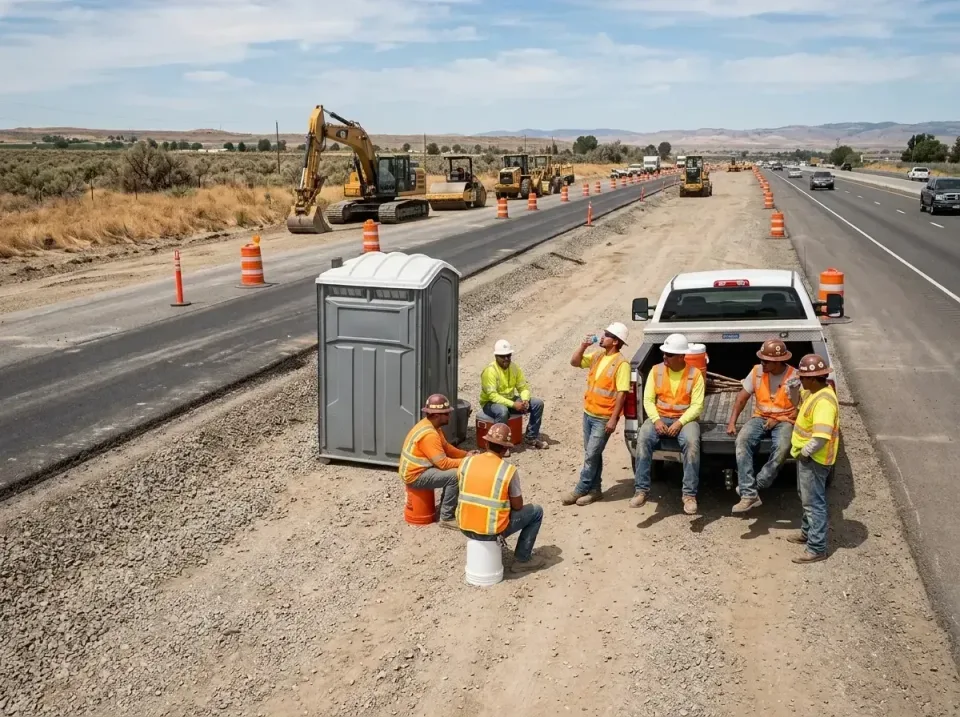 highway-road-construction-crew-007 — frequently asked questions, Porta Potty and Restroom Rentals in Sparta, TN